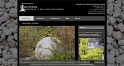 Desktop Screenshot of hammerl-baustoffe.de